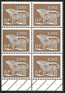 EIRE 1969 BOOKLET PANE SG235x6;Ex SB18 PERFECT MINT - Picture 1 of 2