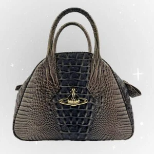 Vivienne Westwood Yasmin Croc Handbag Women's Good condtion 2503TY - Picture 1 of 7