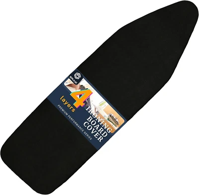 Ironing Board Cover and Pad with Standart Size 15" X 54", Adjustable Elastic Edg - Image 1 of 4