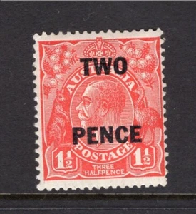 AUSTRALIA KGV S/M W/M  SURCHARGE VERY FINE MNH.....................1/26 - Picture 1 of 2