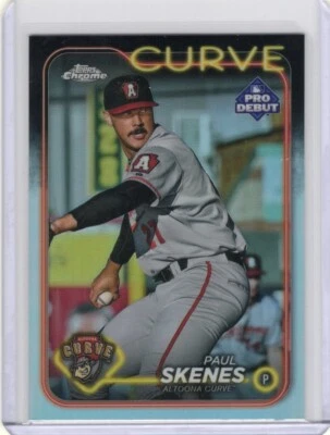2024 Topps Pro Debut - Chrome Paul Skenes #PDC-140 RC - Image 1 of 2