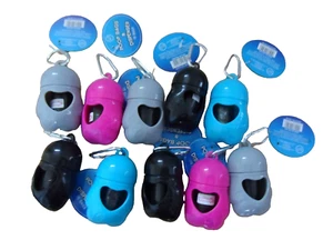 JOB LOT OF 10 ASSORTED DOG POOP BAGS & DISPENSERS. - Picture 1 of 6