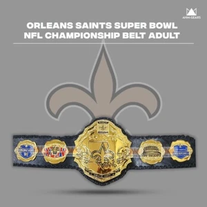 New Orleans Saints Super Bowl Nfl belt /Send US Logo$ Name Design for All club - Picture 1 of 4