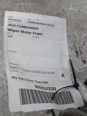 Motor limpiaparabrisas usado se adapta a: Jeep Commander 2010 grado A Foto 1 de 4