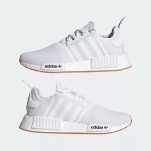 NEW Adidas NMD R1 Primeblue White Gum Bottom Men's Sneakers GZ9260 Size 11.5 - Picture 1 of 13