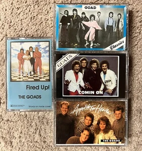 Goads 4 Cassette Tape Lot Appetite For Heaven - Comin On - Classics - Fired Up - Picture 1 of 24