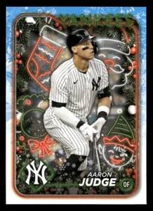 2024 Topps Holiday Aaron Judge #H99 New York Yankees - Picture 1 of 2