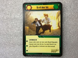 JCC Card JAMES BOND 007 GOLDENEYE ON LIVES TWICE Izabella Scorupco