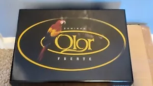 New in box Domingo Olgr Fuerte cigar humidor parrot fire smoke design RARE! - Bild 1 von 9