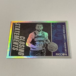 2021-22 STEPHEN CURRY CLOSING STATEMENTS Holo Warriors Recon Basketball Card #3