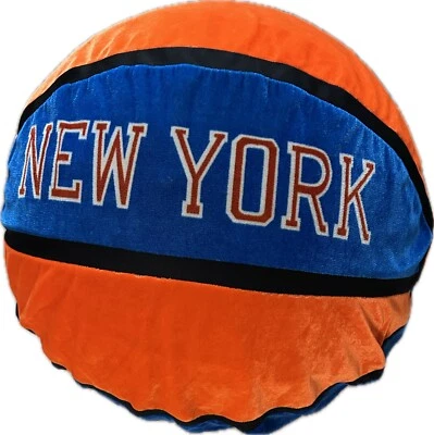 "DE COLECCIÓN RARO 25"" XL NEW YORK KNICKS GOMA BALONCESTO RODEO FERIA PREMIO NARANJA AZUL" Foto 1 de 4