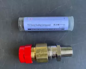 EATON TMCX165 TERMINATOR 1/2" CABLE FITTING-HAZ,WET/DRY-TYPE TC, MC, MCI CABLES - Picture 1 of 15