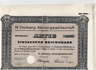 Set of 6 R. Dolberg AG, Berlin 1940, 1000 RM, VF+