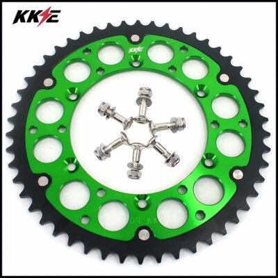 Piñón híbrido KKE 50T para KAWASAKI KX250F KX450F 06-24 KLX 450R 07-19 verde Foto 1 de 4