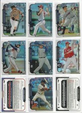 2015 BOWMAN CHROME BASE REFRACTORS - ALL SERIAL #ed/499 - WHO DO YOU NEED!!!