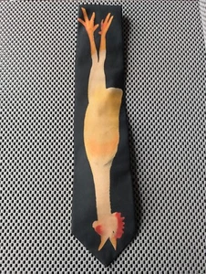 1997 Ralph Marlin Rubber Chicken Neck Tie - Picture 1 of 3