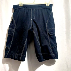 Specialized Mens Medium Padded Riding Biking Cargo Shorts Relaxed Fit Black - Picture 1 of 10