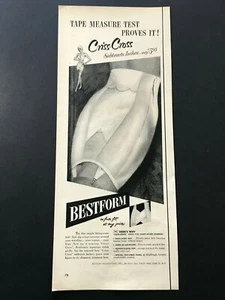 1952 Vintage Dessous AD BESTFORM Criss Cross Girdle -011515  - Bild 1 von 1