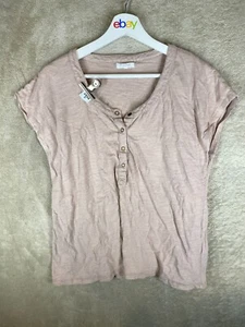 MOOLK Casual Henly T-Shirts Top Size 12 Womens Pink Sleeveless - Picture 1 of 10