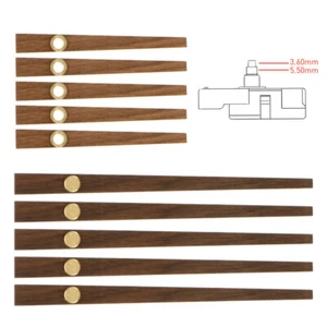 5 Sets Parti Di Riparazione Dell'orologio Batteria Lancette in Legno Opera - Foto 1 di 12