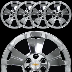 4 Chrome 2015-2021 Colorado LT 17" Wheel Skins Hub Caps Full Alloy Rim Covers - Picture 1 of 8