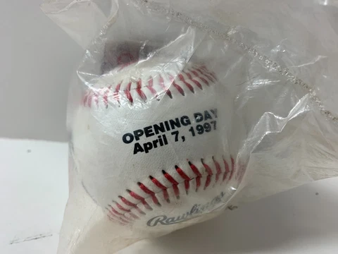 Detroit Tigers 1997 Opening Day True Value Rawlings Baseball Stadium SGA Vintage Cover