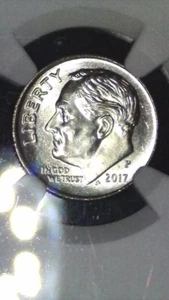 2017 Rooevelt Feeder Finger+Die Chip Error Dime. - Picture 1 of 6