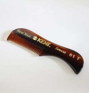 Kent Beard and Moustache Comb Hand Made (81T) - Pocket Sized - EDC