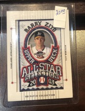 2003 Upper Deck All Star Patch Collection BARRY ZITO A’s Athletics