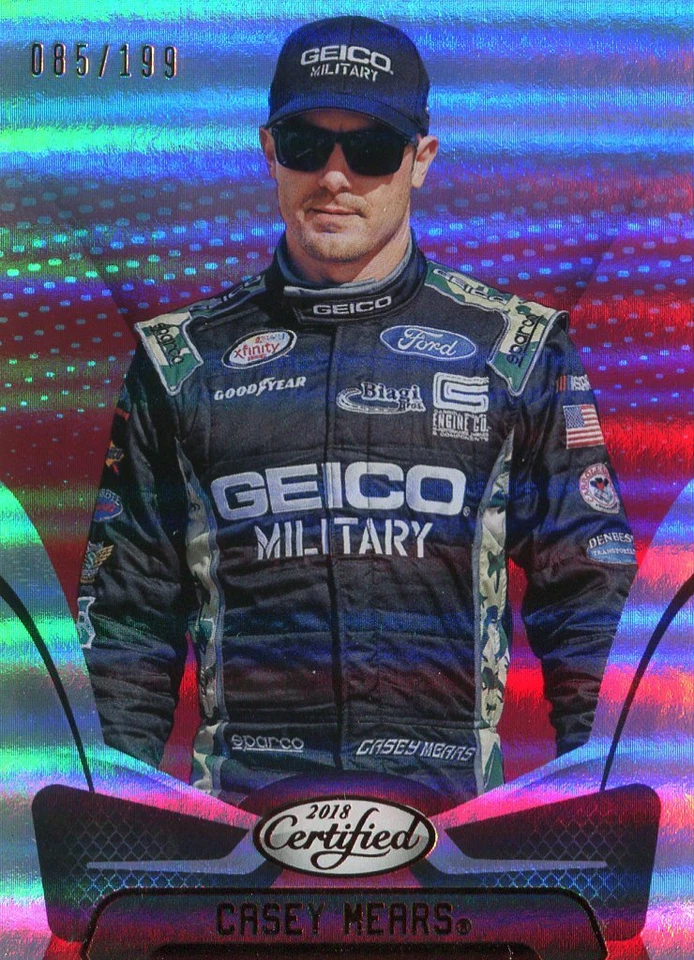 2018 Panini Certified Racing #71 Casey Mears /199 - Image 1 of 1