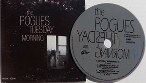 POGUES CD Tuesday Morning + JOE STRUMMER Live AUSTRALIAN Card Sleeve London Call