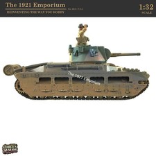 ⊙ 1:32 Diecast Unimax Forces of Valor WWII Desert War British Army Matilda Tank