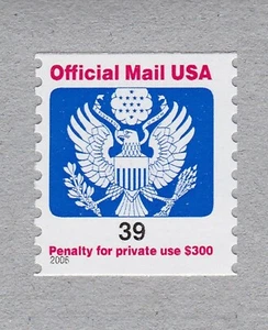 US, O160 Official Mail 39c, 2006, MNH - Picture 1 of 1