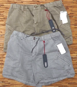 PANTALONES CORTOS DE 6 BOLSILLOS INTRO CASUAL ELEGANCE MISSES CARGO TIPO RAYÓN/POLILICIO NUEVOS CON ETIQUETAS - Imagen 1 de 9