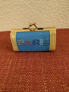 Vintage 1990’s Paris, France Jeweled Coin Change Purse w/ Kiss Lock - Picture 1 of 9