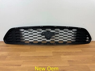 2015-2017 Ford Mustang Black Mesh Grille FR3Z8200AA New Oem Foto 1 de 4