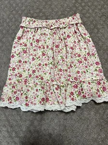 Matilda Jane size 12 Girls Budding Florals Smocked Waist Skirt - Picture 1 of 2