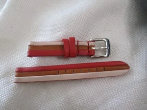 ECHT LEDER SHINOLA USA Uhrenarmband Uhrenarmband Strap 14mm mehrfarbig gestreift - Bild 1 von 3