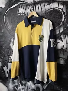 Polo vintage Burberry’s Rugby manica lunga uomo taglia L - Foto 1 di 14