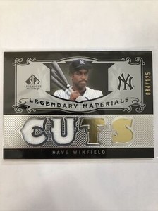 2007 SP Legendary Cuts Materials Double Material /125 Dave Winfield #LM-DW1 HOF