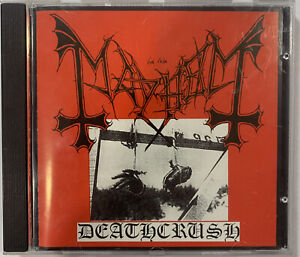 Mayhem: Deathcrush CD 1994 Deathlike Silence - DSP Anti-Mosh 003 NORWAY RARE