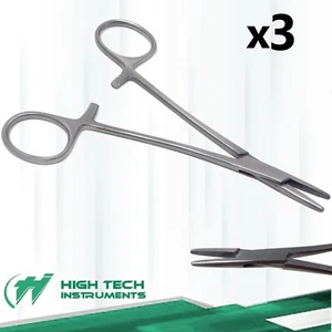 3 pz supporti aghi WEBSTER di alta qualità 6" fascette lisce e semplici chirurgiche - Foto 1 di 3