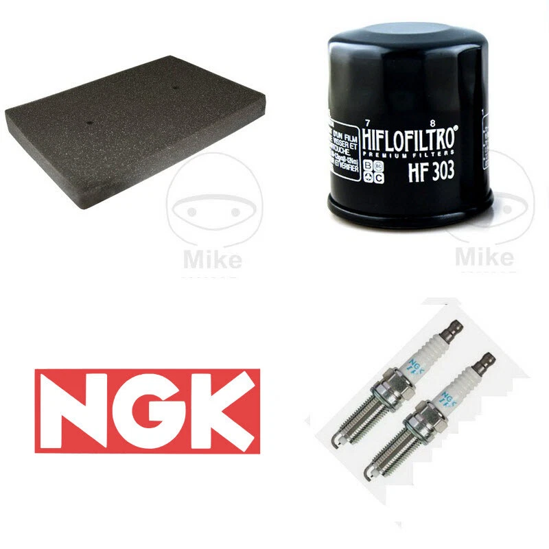 Kawasaki Ninja 300 B Service Kit Hiflo Air/Oil Filter + Iridium Spark Plugs (2) - Изображение 1 из 1