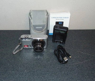 Casio Digital Camera Exilim EX-H5 12.1MP Silver *Tested* VGC - 4GB Card/Charger - Image 1 of 4