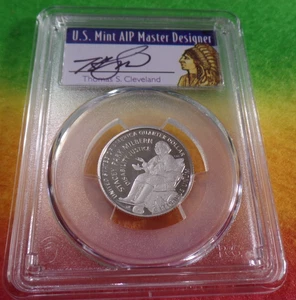 2025-S Stacey Park Milbern AW Quarter PCGS PR70DCAM Cleveland Signature FS - Picture 1 of 2