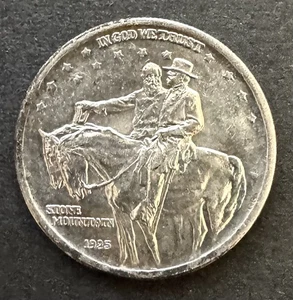 1925 Stone Mountain Commemorative Half Dollar    Free US Shipping - Picture 1 of 2