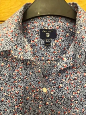 CAMISA DE ALGODÓN CON FIGURA DE GANT CON LIGERO ELASTICIDAD... talla 12 Foto 1 de 4