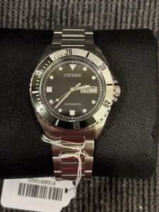 Reloj Citizen Hombre Deportivo Lujo Automático Plateado Acero Inoxidable 42MM NH7531-50E - Imagen 1 de 9