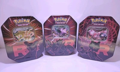 Pokemon - 3er TINS SET Team ROCKETS MEWTU / Ewige Rivalen - NEU & OVP & DEUTSCH - Bild 1 von 4