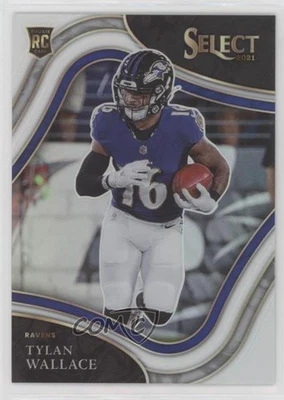 2021 Panini Select Field Level White Prizm /35 Tylan Wallace #378 Rookie RC - Image 1 of 2